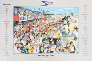 Sebring Driver's Meeting Poster